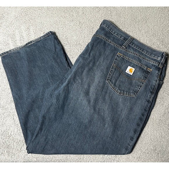 Carhartt Other - Carhartt Mens 54x30 Relaxed Fit Straight Leg Jeans Blue Denim 101483-968
